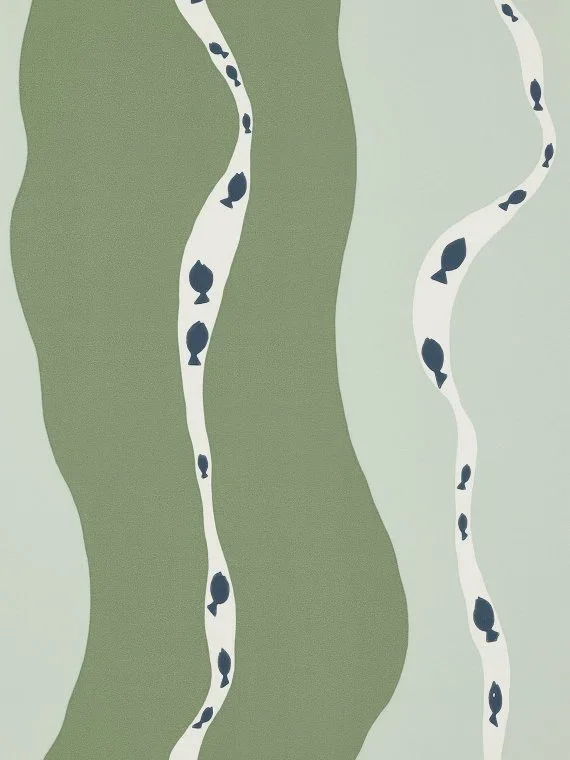 Au fil de l'eau FP773003 - Argile Vert