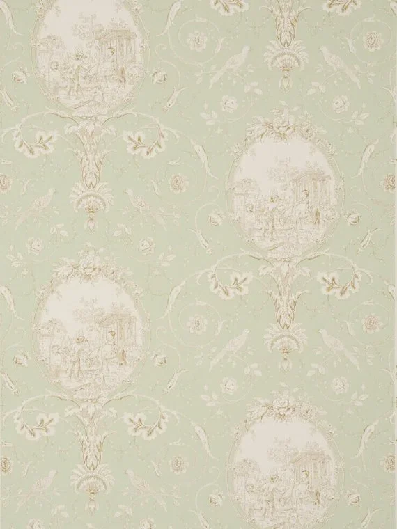 Wallpaper La Fontaine BP206004 - Leaf Green
