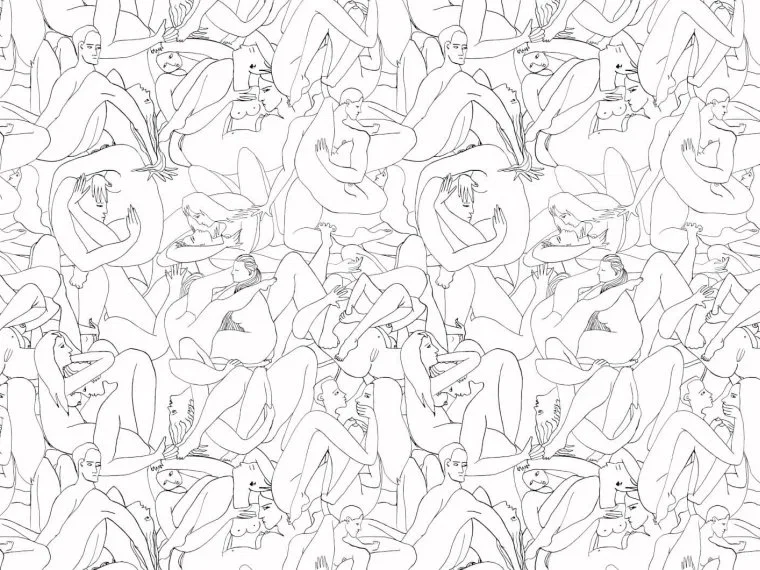 Le Couple FP370001 - Noiretblanc