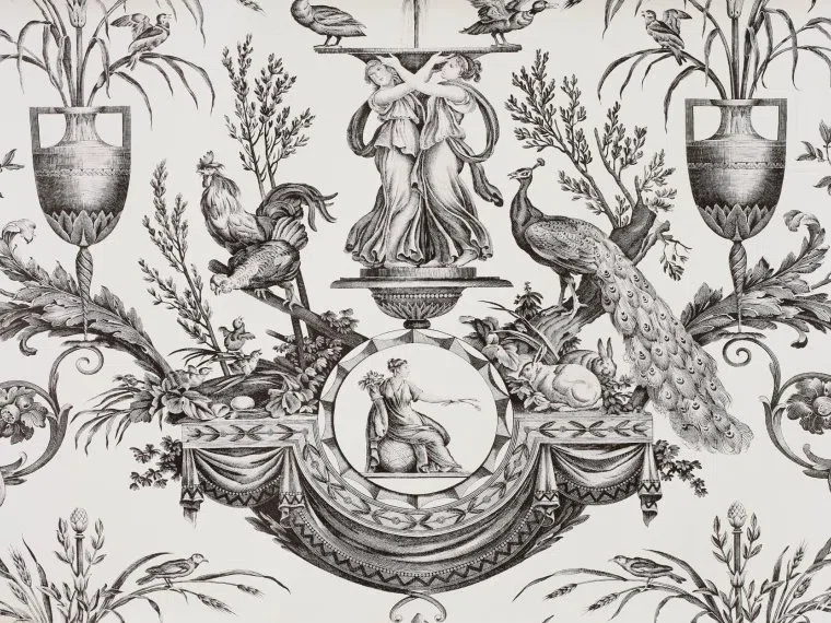 Fontaine et animaux FP567001 - Noir/Blanc