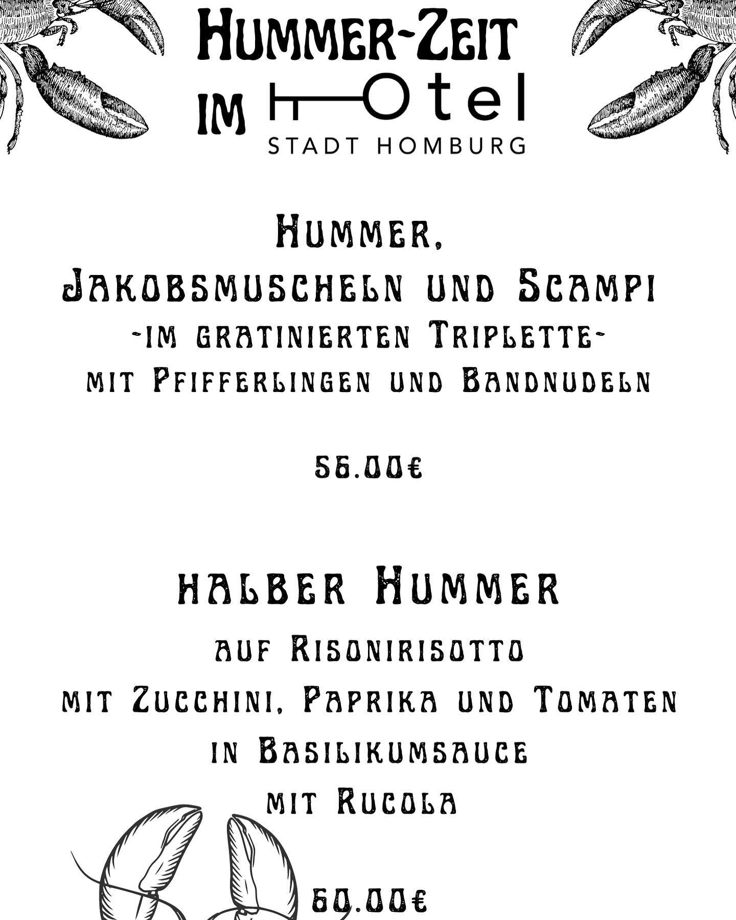 Hummerzeit in unserem Restaurant #homburg #gastrogram #hummer #saarland #saar