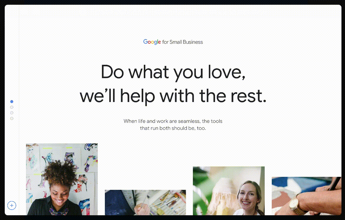 Content Architecture: Structured our content into three product pillars – create, reach, thrive
