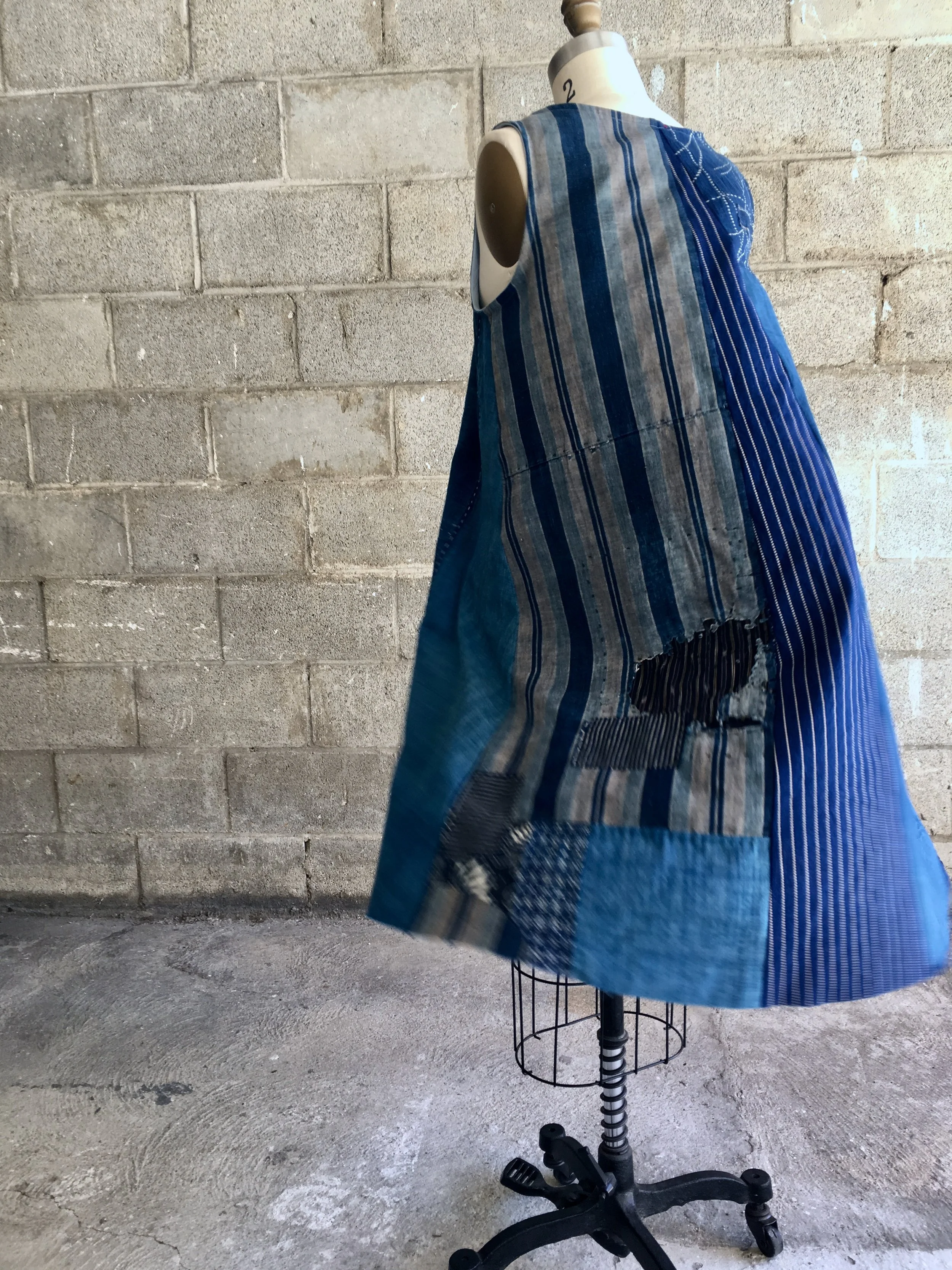 Japanese Vintage Boro Swing Dress No.3