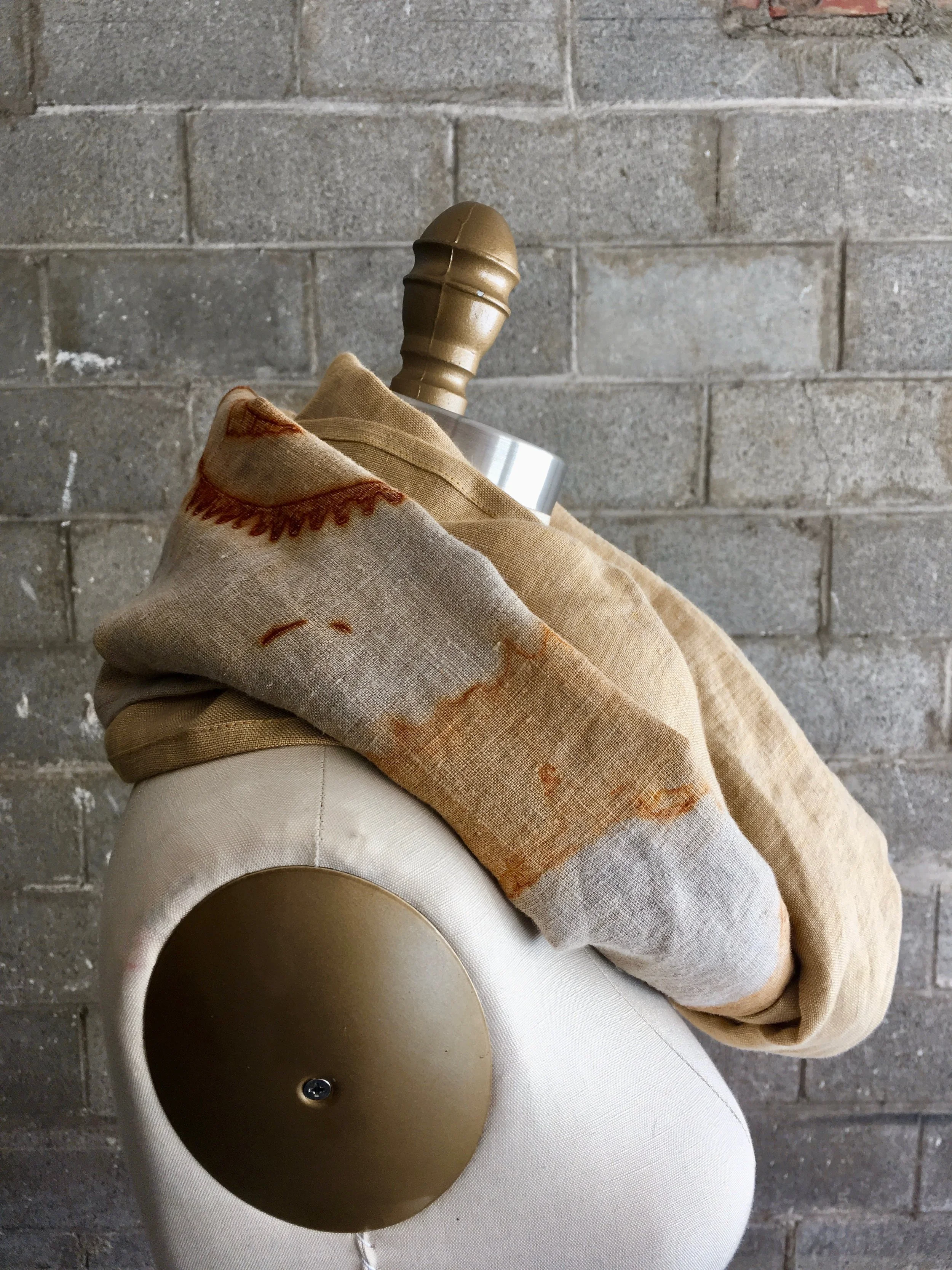Sulphur &amp; Rust Style Scarf: A Serendipitous Inspiration