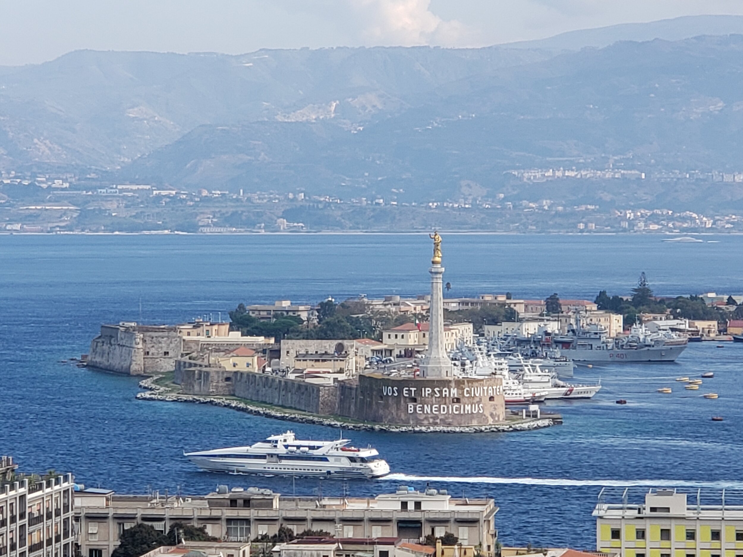 Messina Port in Italy