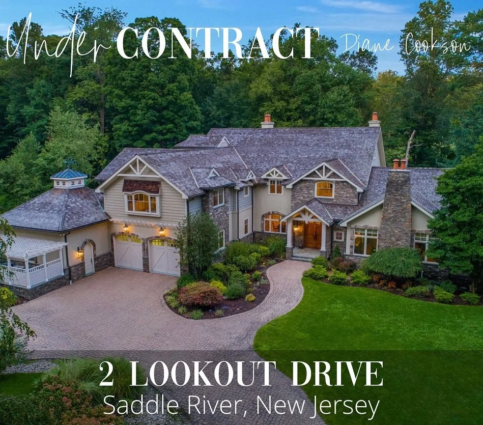 ✨UNDER CONTRACT ✨
 Thrilled to share this stunning luxury property is officially under contract! So excited for my incredible seller clients as they move on to their next chapter!

📲 201.788.6667 | 📧 diane@dianecookson.com

#SaddleRiverRealEstate #