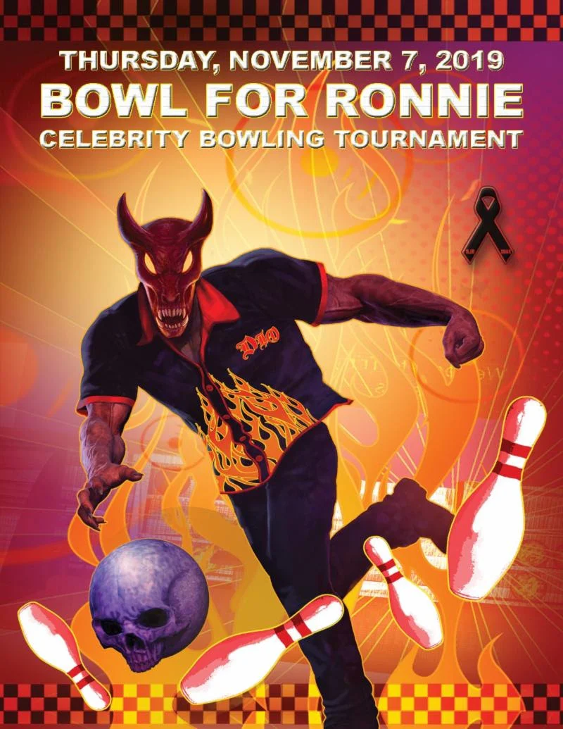 Fifth Annual "Bowl for Ronnie" Celebrity Bowling Party Set for Thursday, November 7 to Benefit the Ronnie James Dio Stand Up and Shout Cancer Fund