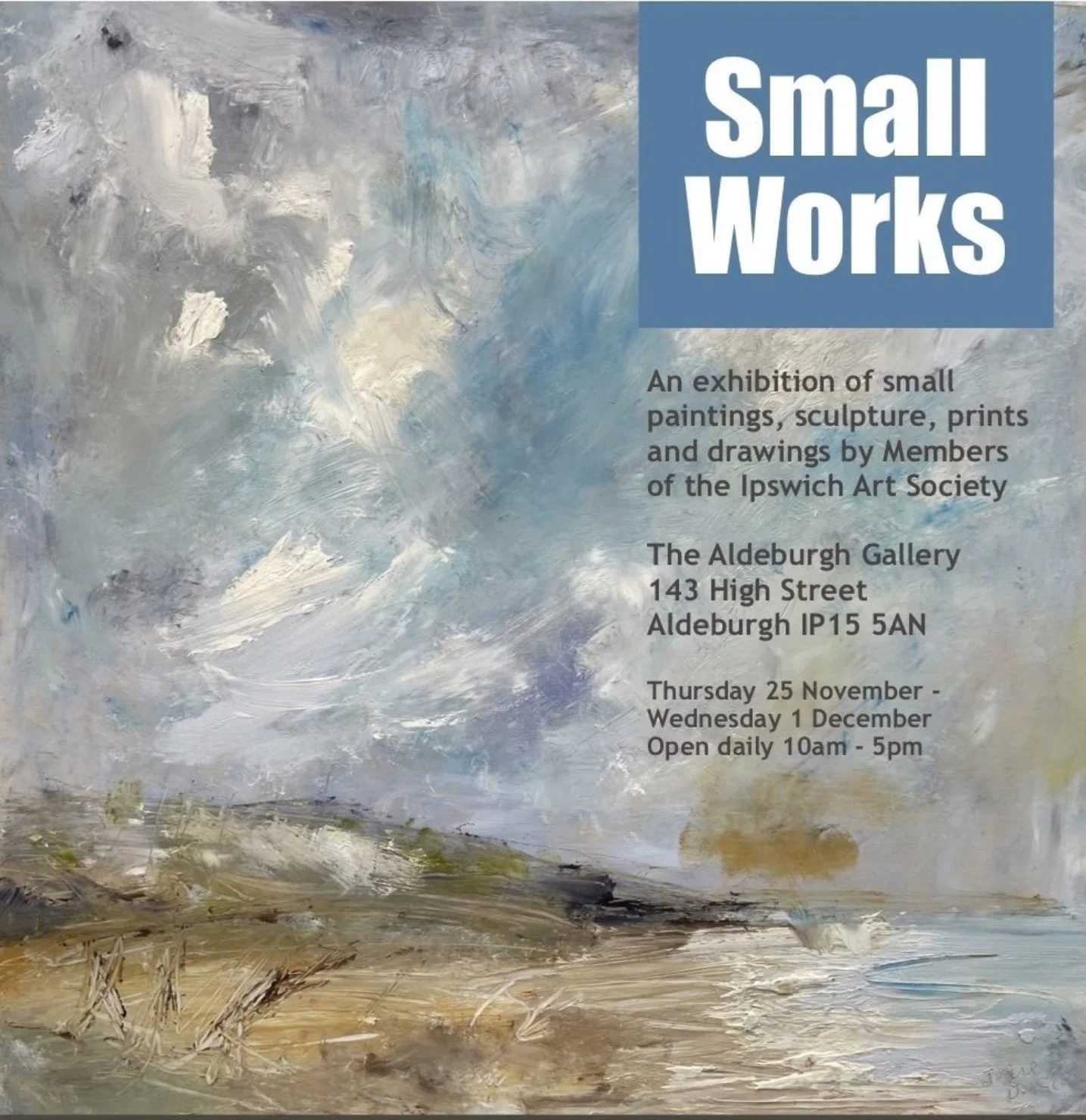 Small Works Exhibition at The Aldeburgh Gallery