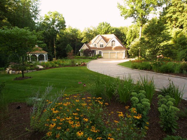 Landscaping Webster Lawn And, How To Landscape A Large Yard