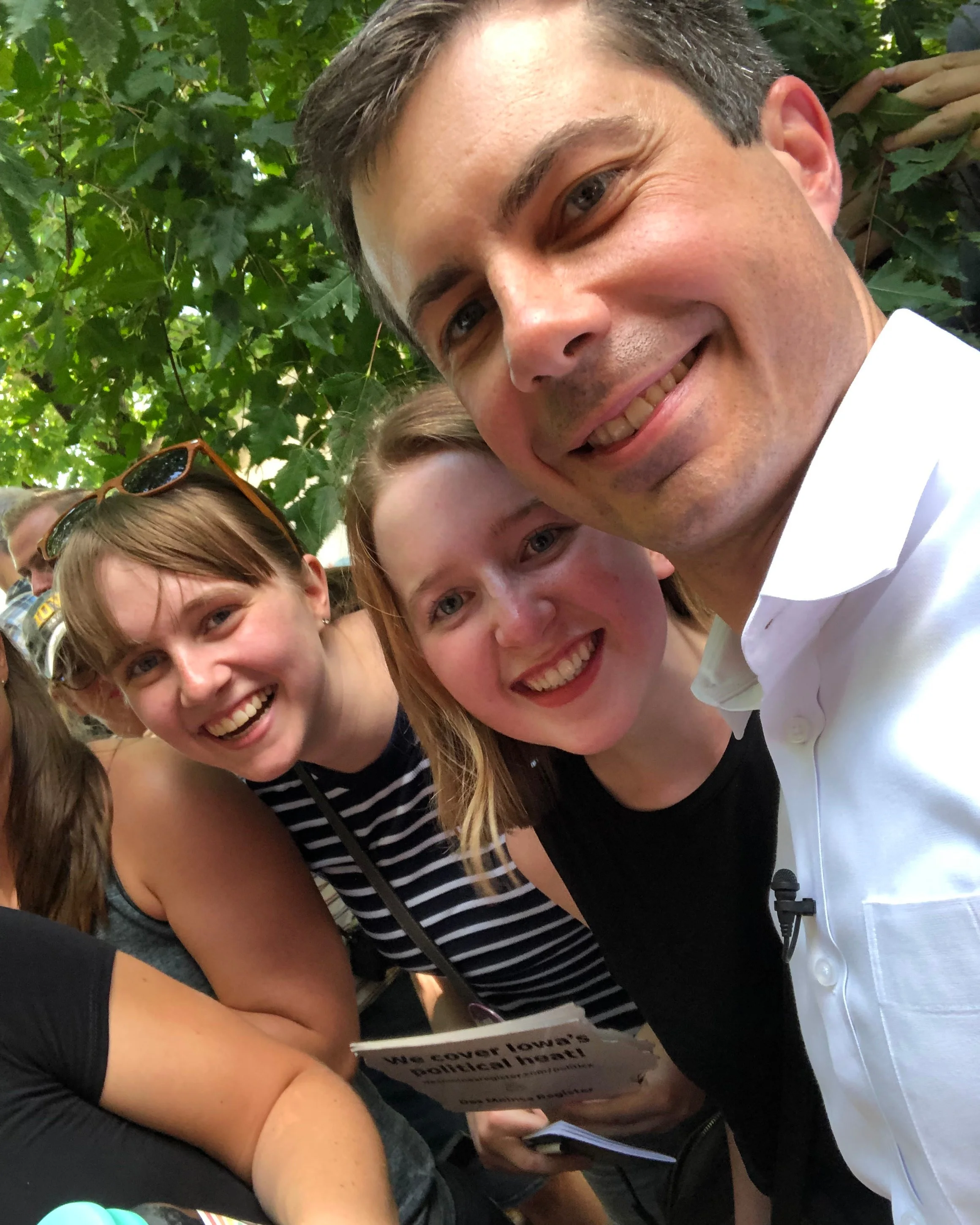 Selfies with Mayor Pete