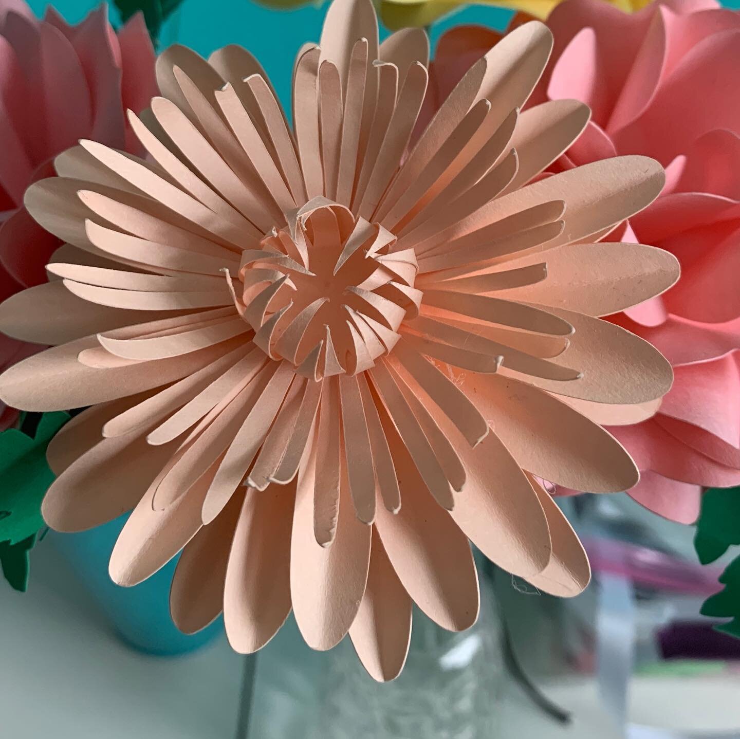 Spring is in the air!!! 
____________⁣
🌸 Dm to order your own arrangement that will never EVER need watering⁣
.⁣
. ⁣
.⁣
.⁣
📷: @me ⁣
#paperfloweratlanta #couturepaperflowers #theflowerlady  #backdrops #cricutexplorerair2 #madewithmichaels  #nurseryr