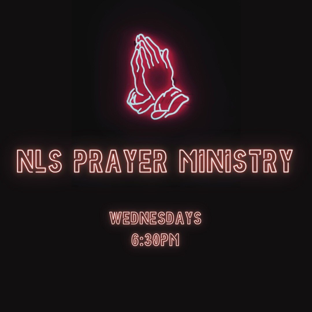 Our NLS weekly Prayer Ministry kicks off this Wednesday at 6:30pm in the cafe! The aim of this ministry is to provide a regular space for people to spend time with the Lord in prayer, to intercede for the church and one another, and also to receive p