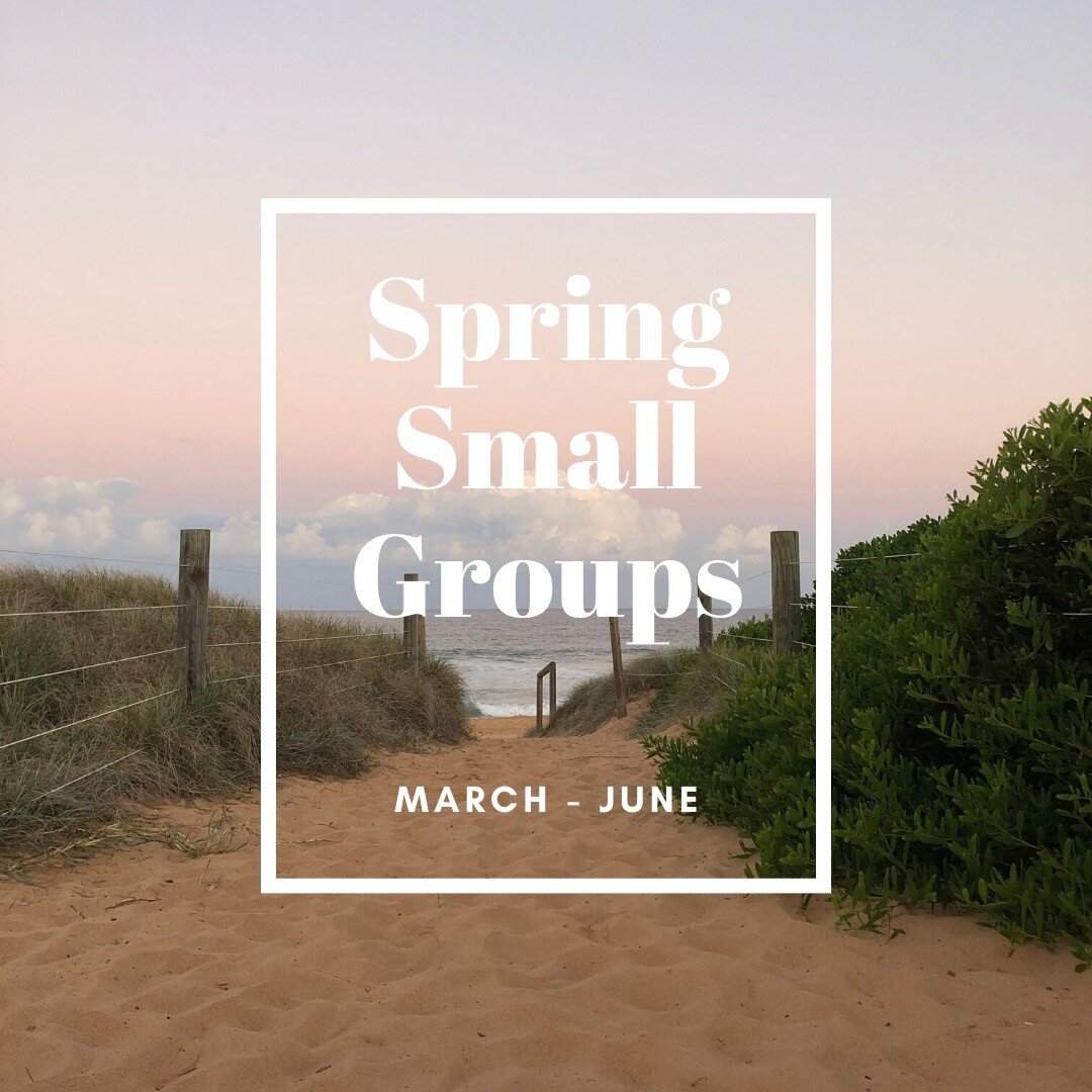 Sign ups for Spring Small Groups are officially open! This round we'll be reading and discussing through Tish Warren's book, &quot;Liturgy of the Ordinary&quot;. If you're interested in signing up, please visit newlifepres.org/signups