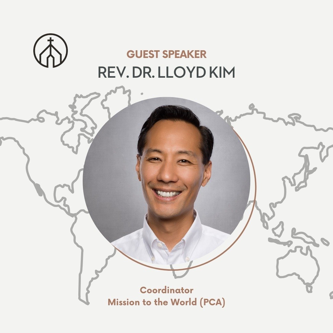 Join us this Sunday as our guest speaker, Rev. Dr. Lloyd Kim, wraps up Missions Month 2024 with a sermon from Matthew 28:16-20 titled &quot;Kingdom Commission.&quot;
&bull;
Service times:
10 AM (Main Sanctuary)
12 PM (Chapel)