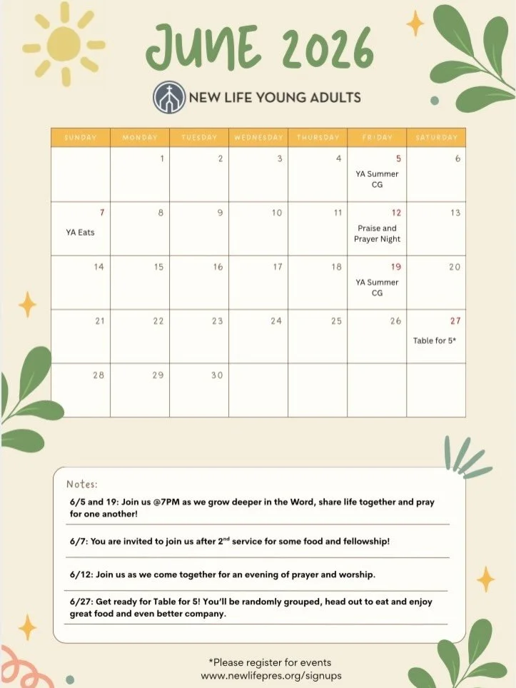 🎉 What a month! Thank you to everyone who came out and made our May events so memorable. From fellowship to fun, we loved spending time with you all. ❤️

📅 June is right around the corner, so grab your calendars and get ready for another month of c