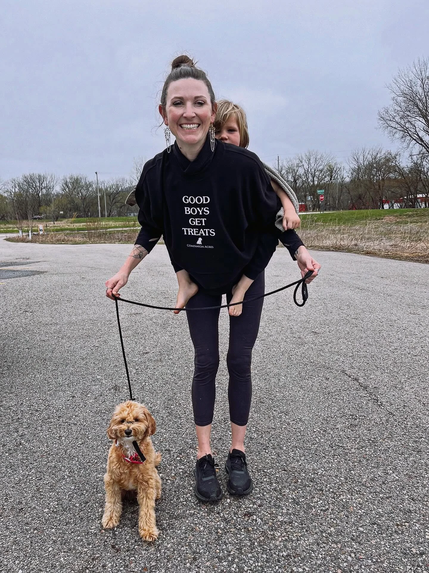 Appreciation Post: 

The woman in this picture is Allison. She is the reason CA is here today. She took a side hustle and turned it into a family-centered kick-ass business where employees get to embrace their strengths &amp; passions, clients (dogs 