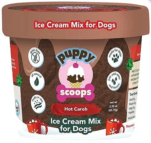 Puppy Scoops Ice Cream Mix - Hot Carob, Cup Size, 2.32 oz