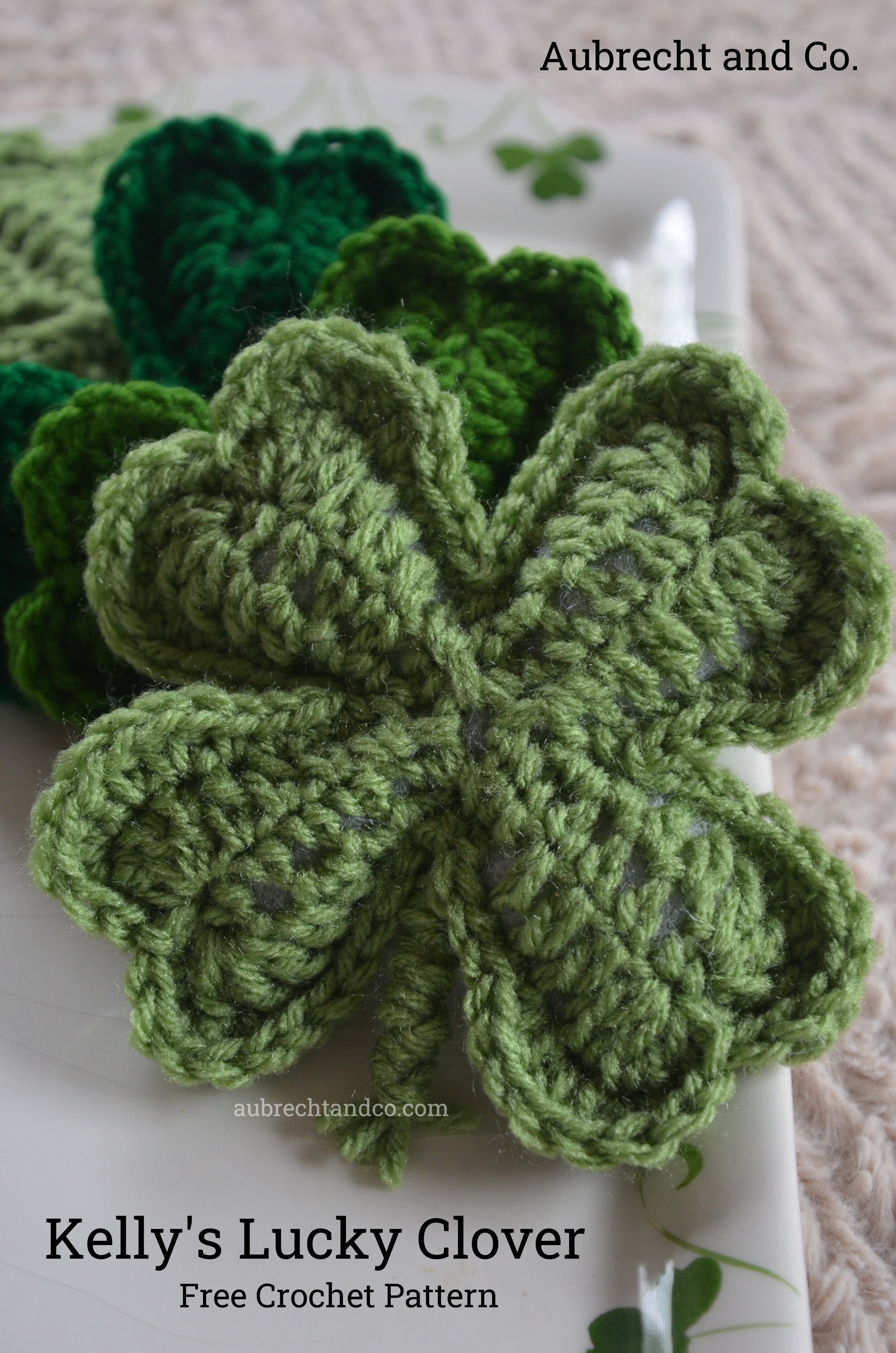 How to Crochet 4 Leaf Clovers