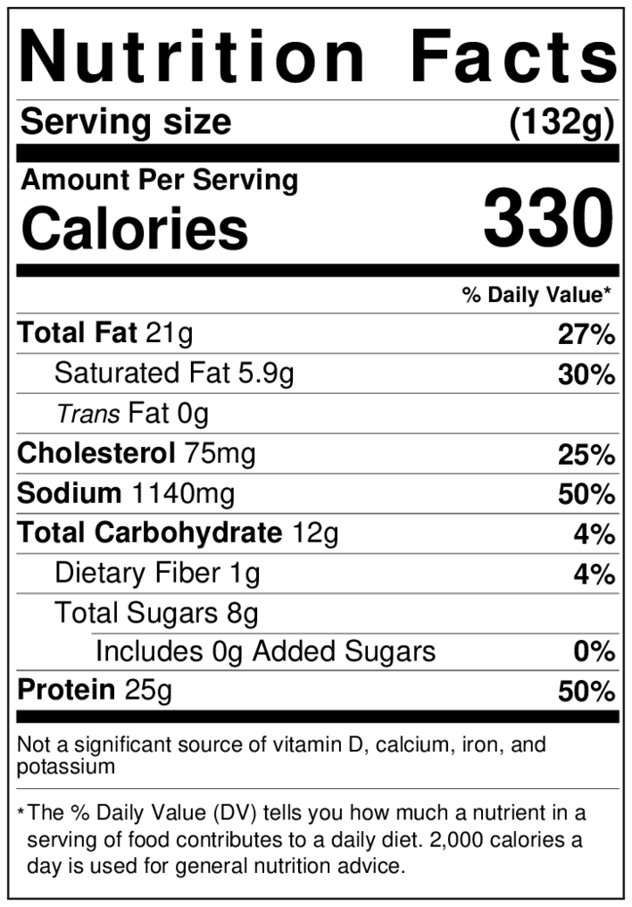 Bulgogi Nutrition Facts.png