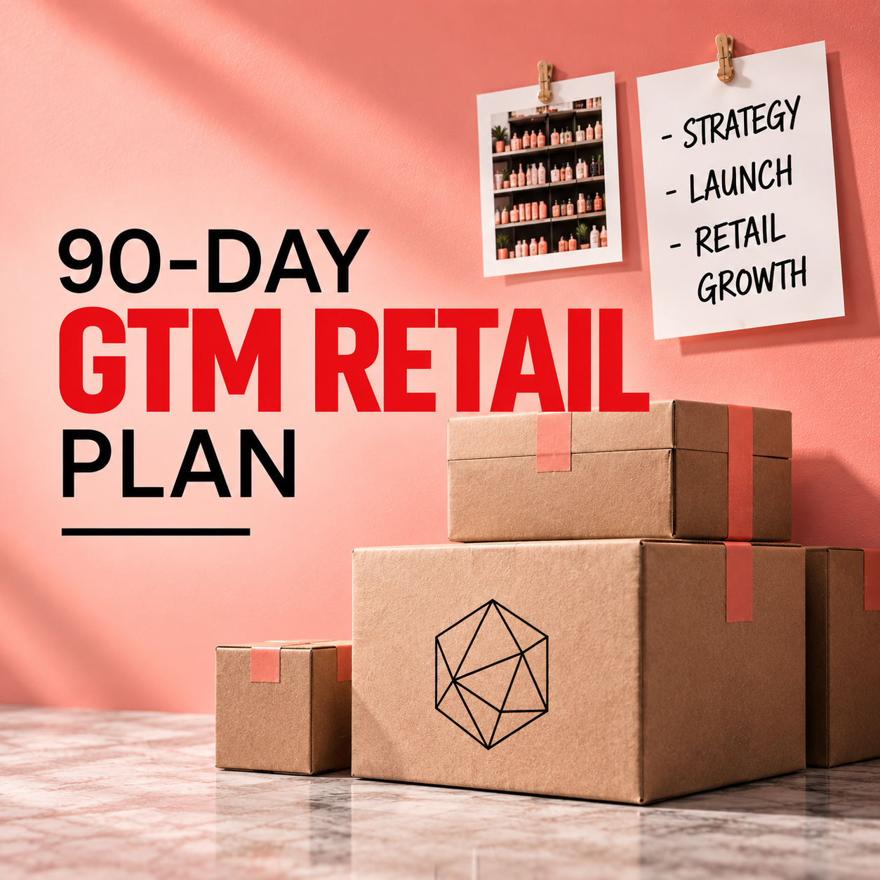 90-Day GTM Retail Plan for CPG brands by Trending Creative