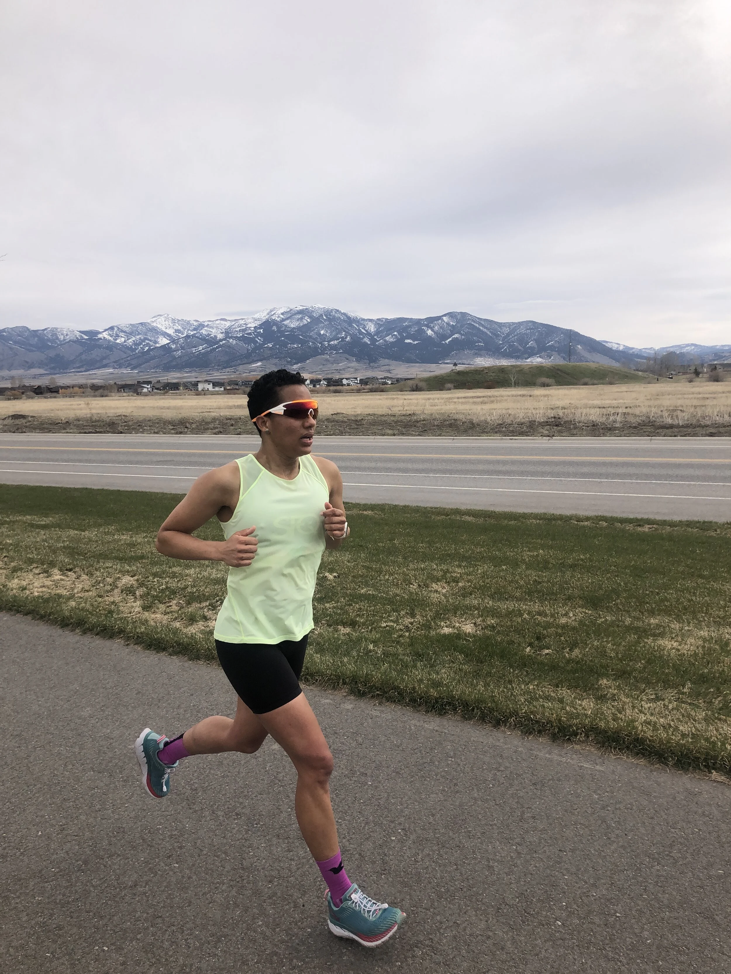 This endurance athlete does a 5k