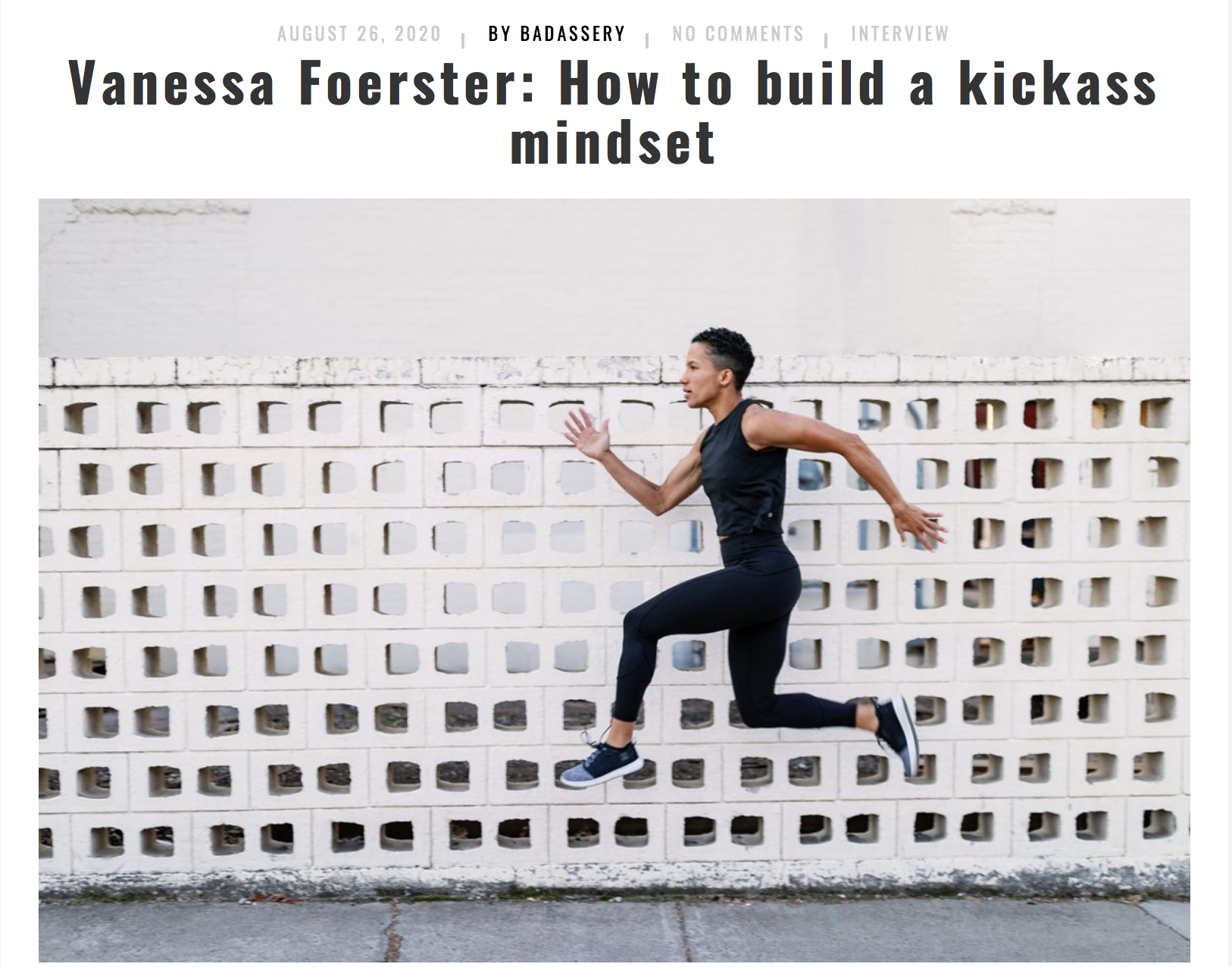 Lessons in Badassery - How to Build a Kickass Mindset