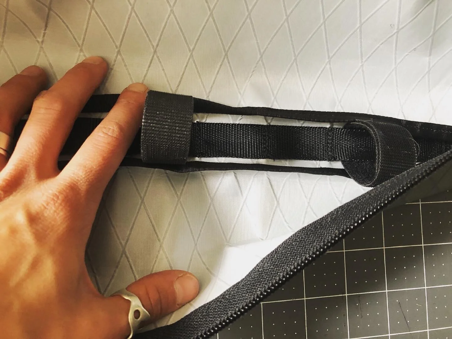 Interior Loops on Half Frame Bag