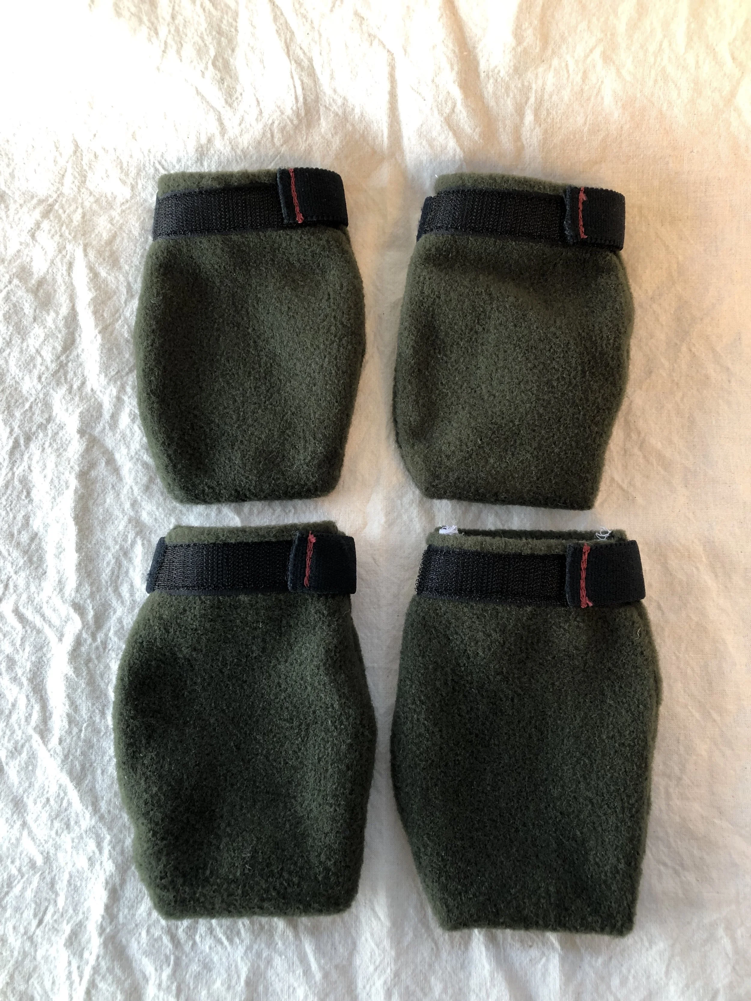 fleece dog booties