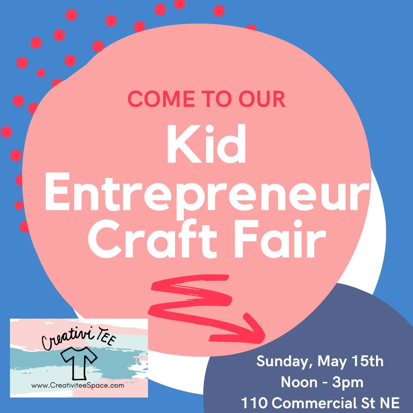 Come support some young entrepreneurs! THIS coming Sunday from noon to 3 pm, we have some amazing young makers and entrepreneurs who are going to be selling their wares. 
.
Each maker will have their own setup, so bring cash to purchase directly from