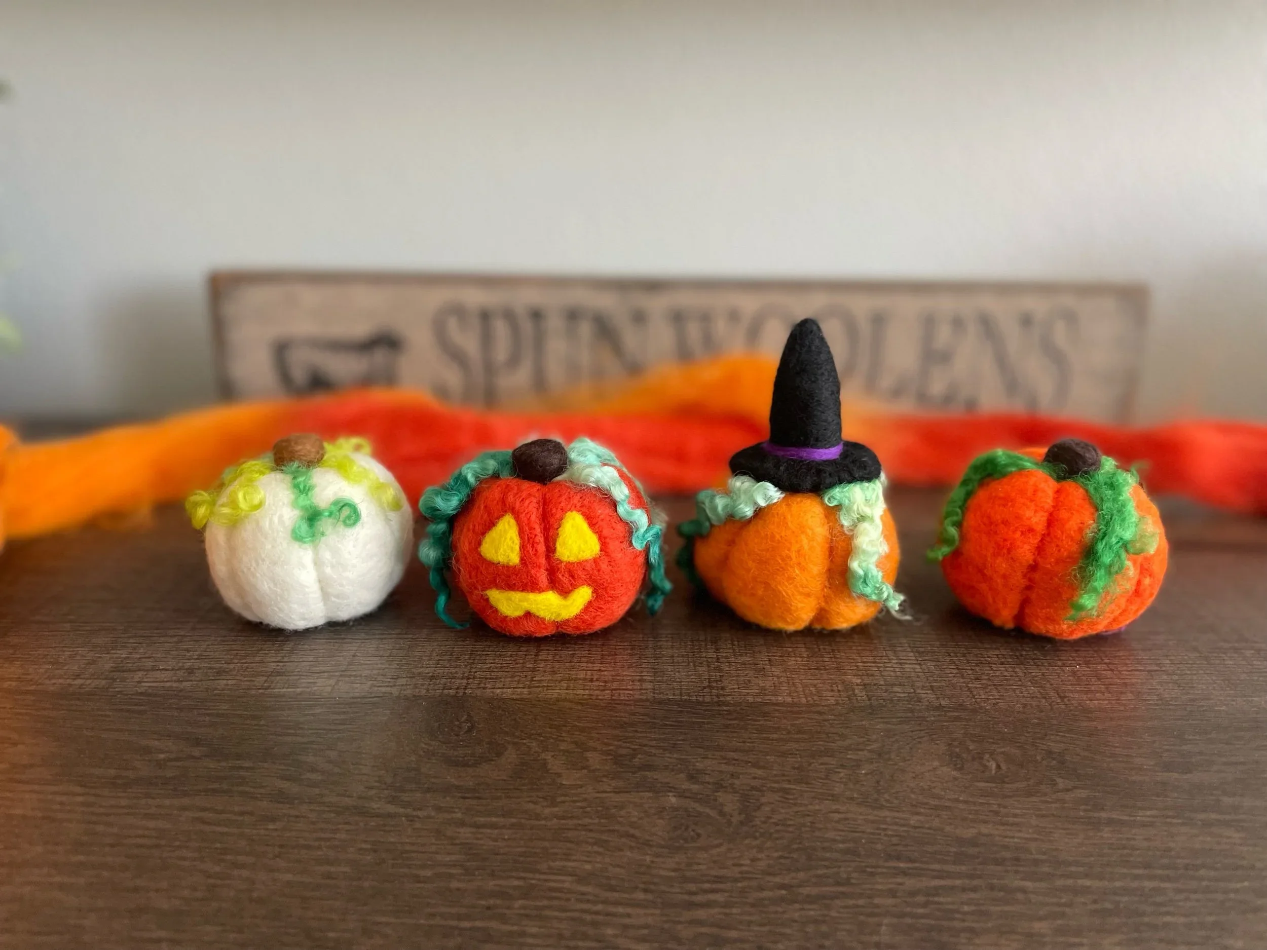 Needle Felting Class - Pumpkin
