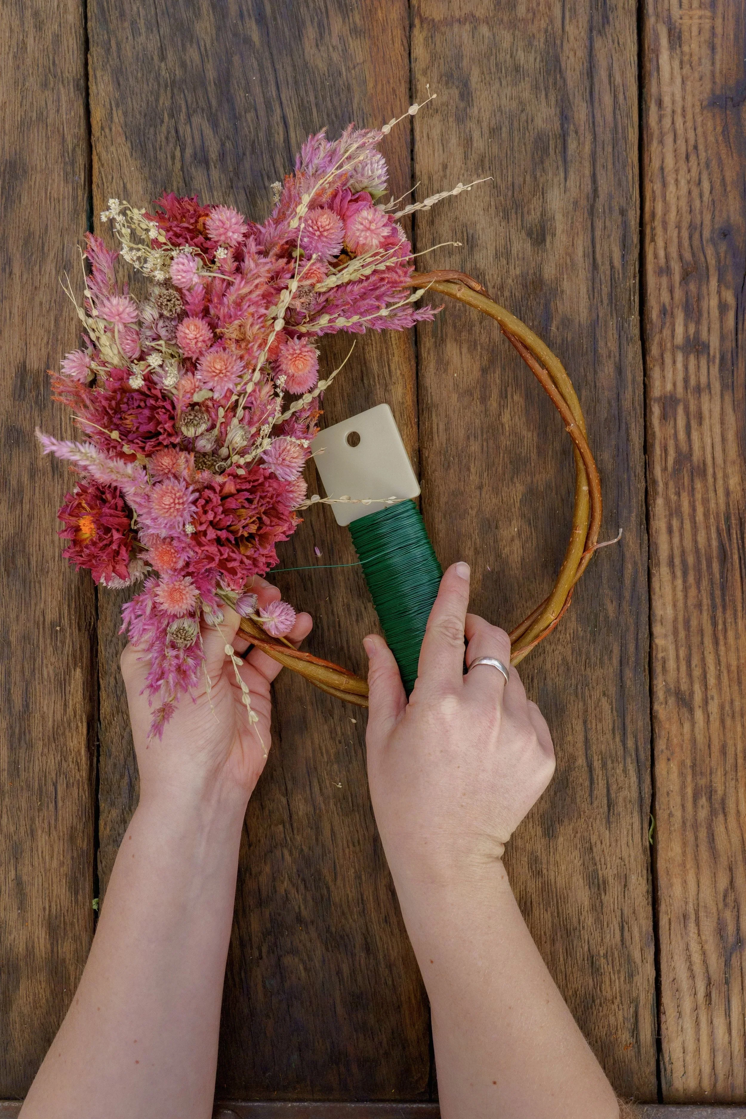 Make Your Own Dried Floral Wreath