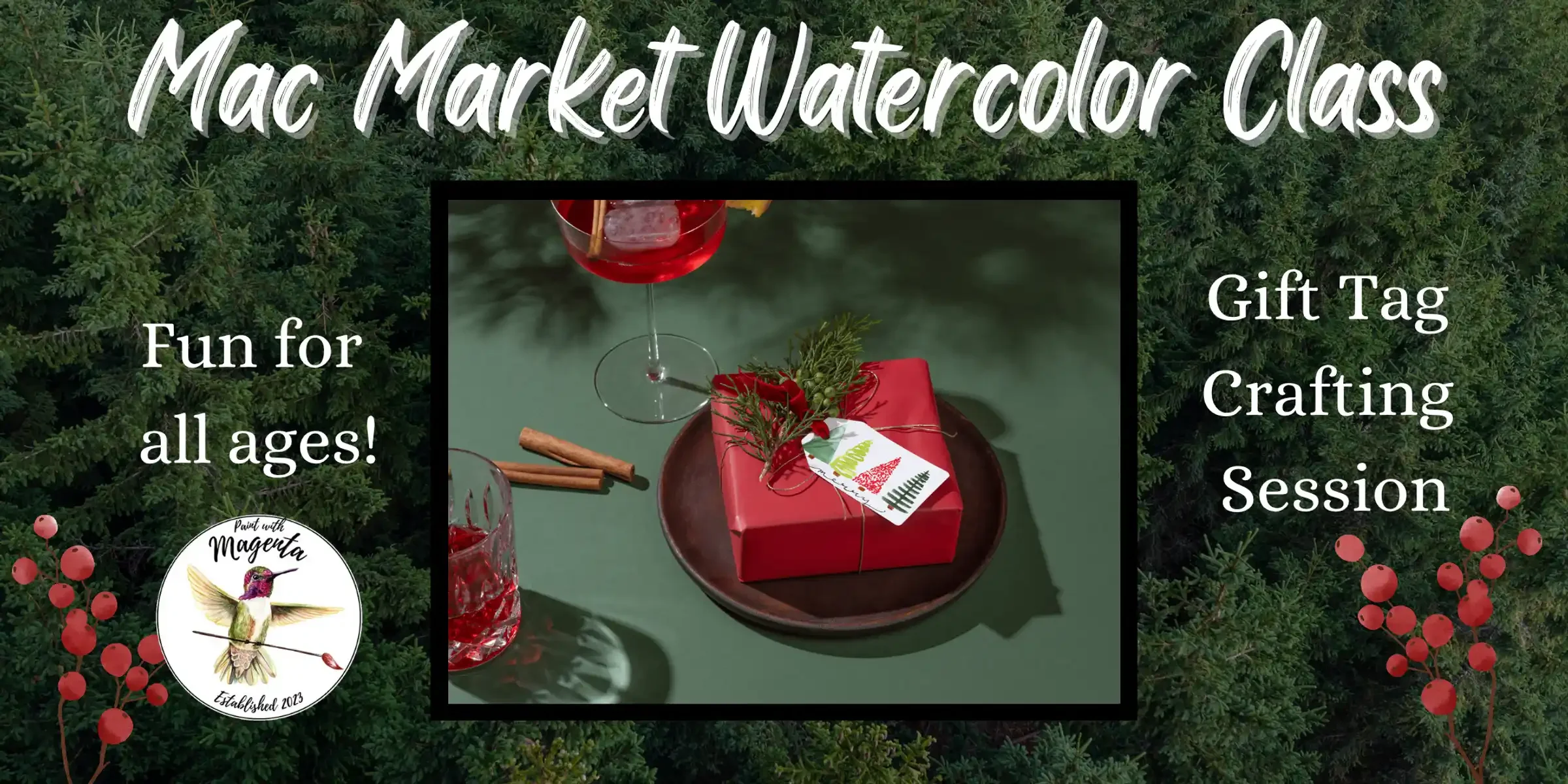 Holiday Watercolor Crafting