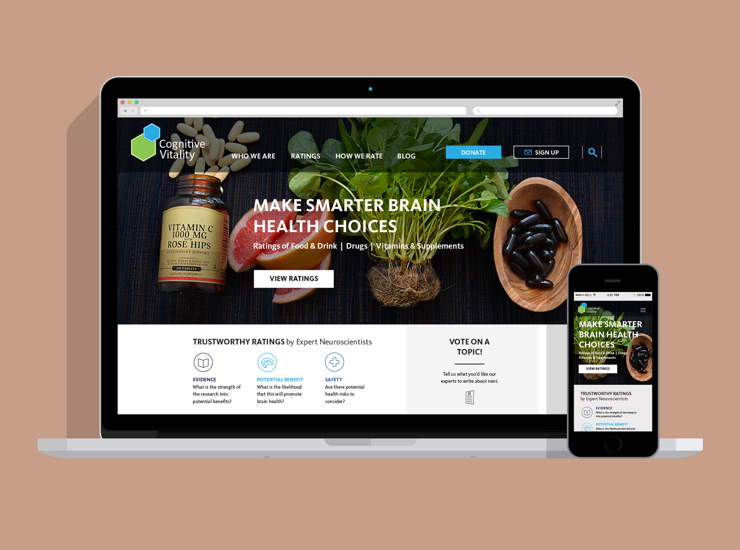 ADDF Cognitive Vitality website