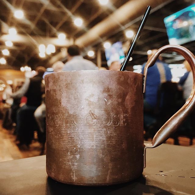 Is #mulemonday a thing? Do you remember Cherry Limeade as a kid?! The Grey Goose Cherry Mule @crookedpintsf brings us right back. 
How do you mule? Whiskey, vodka, or bourbon?
-
-
-
-
-
-
-
-
-
-
-
#greygoose #vodka #moscowmule #cocktail #cocktails #