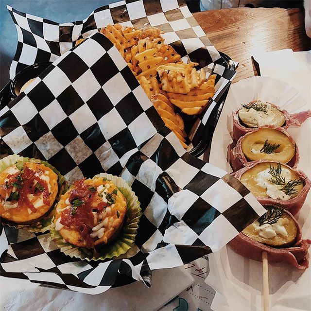 @oxcartstp is hosting their grand re-opening this weekend. A revitalized space with arcade games and carnival-inspired food, including bacon on-a-stick, spiked slushies, coney dogs, and Minnesota Sushi.