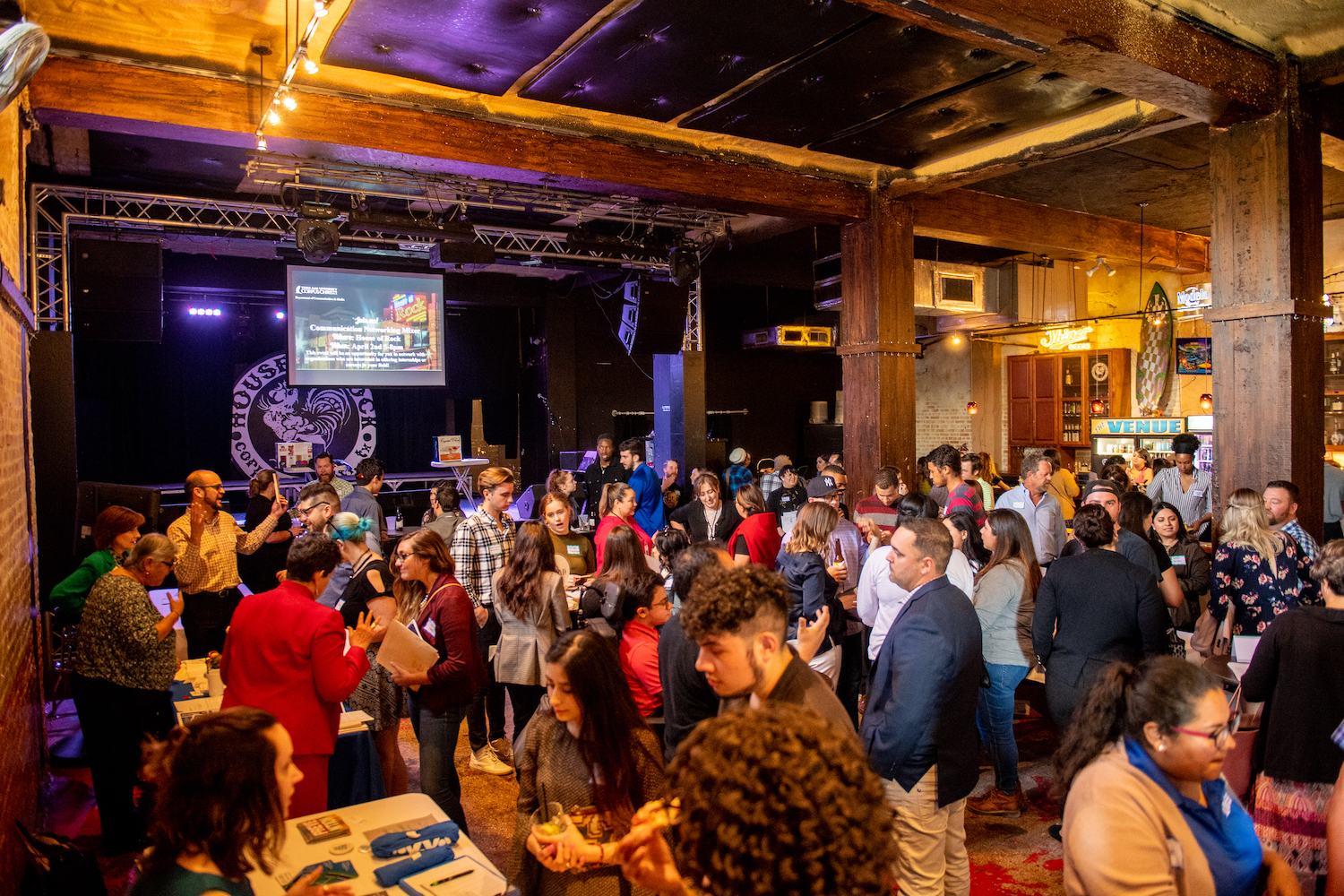 Full house for our Communication & Media Networking Mixer & Internship Fair in 2019.