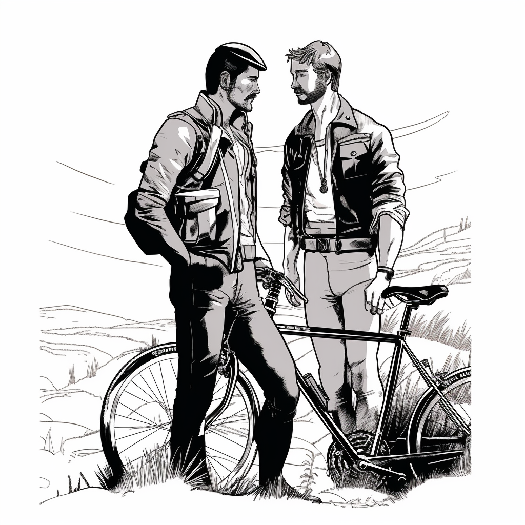 andrewalbin_an_illustration_of_a_full_body_profile_shot_of_two__2cf4b879-6580-4798-9e48-28431a2f4ad1.png