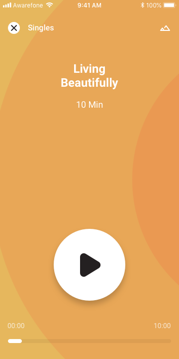 Player screen