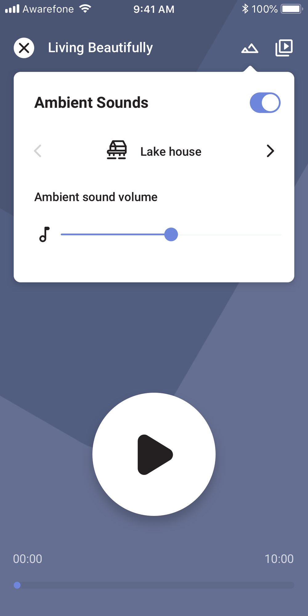 Singles — ambient control