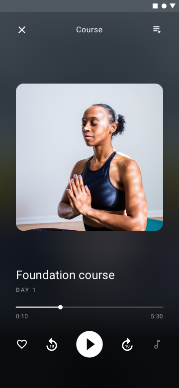 Voyager — course player