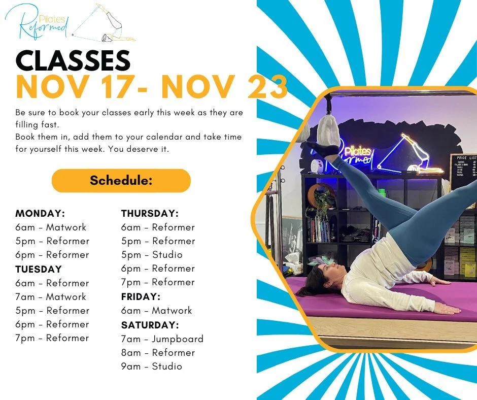 Classes in the studio this week.
No Wednesday classes, but everything else as scheduled.
Book today, plan your week and know you've got time for you set aside.