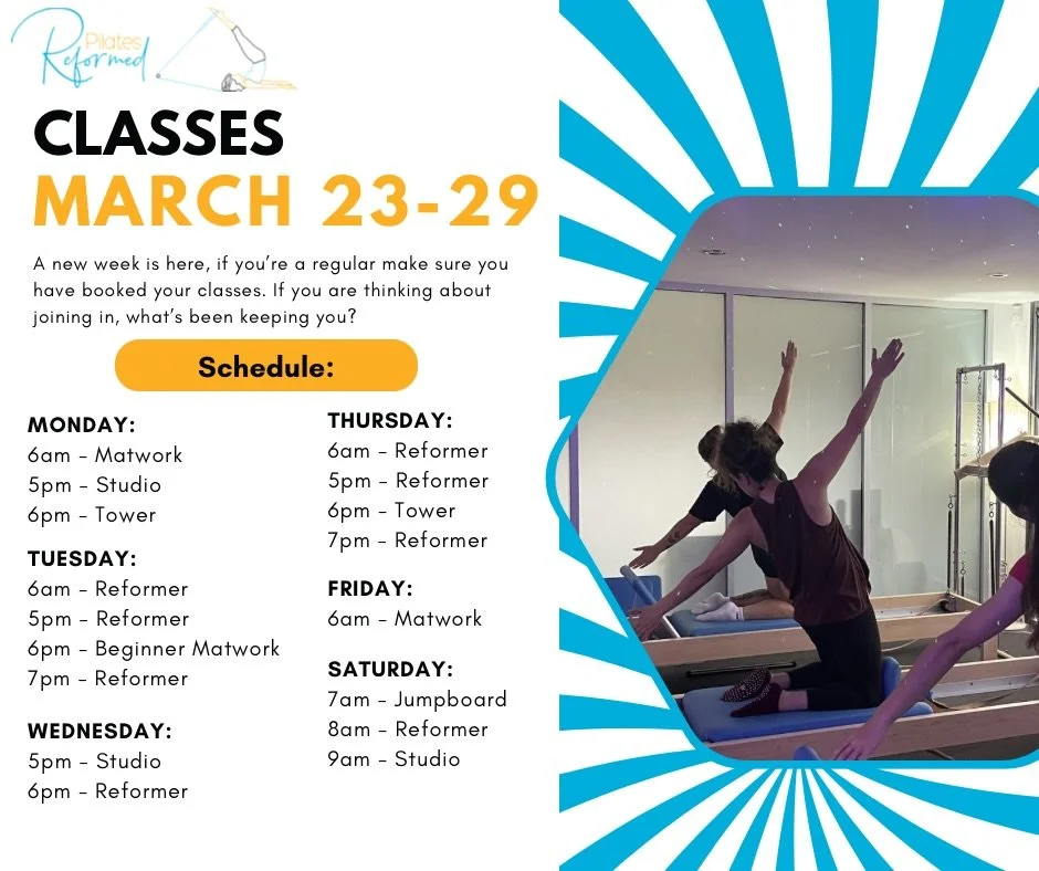 Here is your sign to book your classes for the week. Get them in before a very short week next week.
Book online or via your Momence App