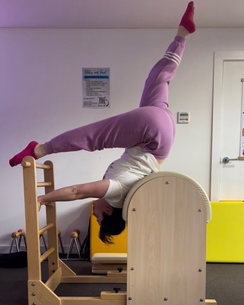 It&rsquo;s good to see the world from a different perspective. It&rsquo;s also good for the body to get upside down every now and then.
This might not be a today exercise, but it can be a someday exercise.
If you want to see for yourself how Pilates 