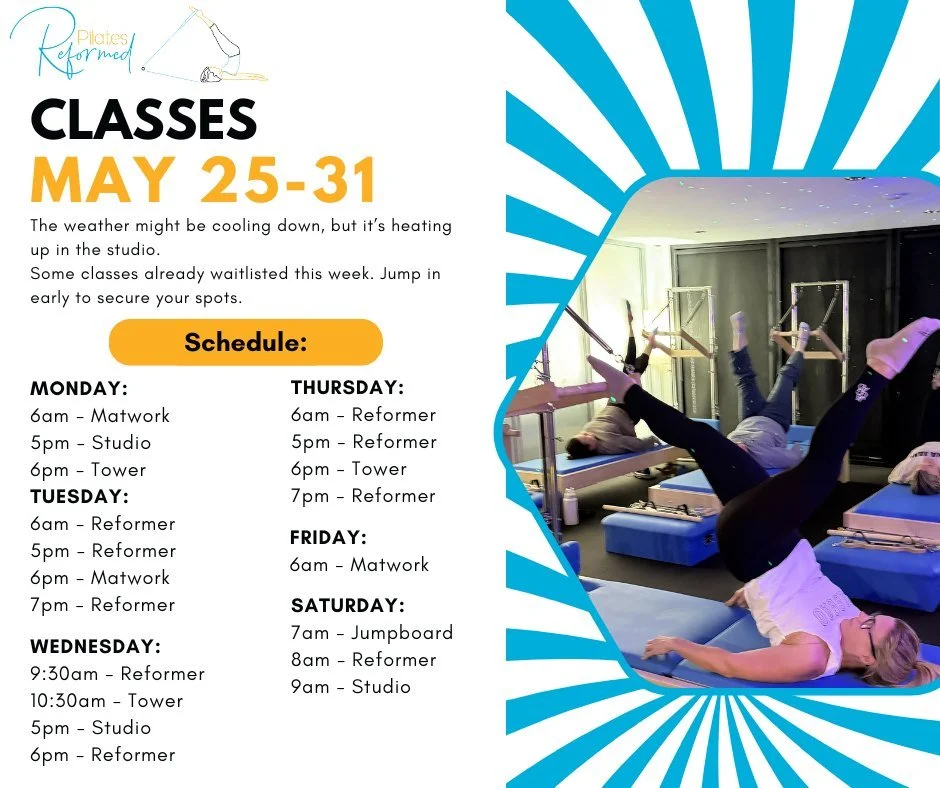 We're back into a full schedule this week - jump into the app or onto the website to book your classes. With some waitlisted, and some close to it you'd want to get in early to avoid missing out.