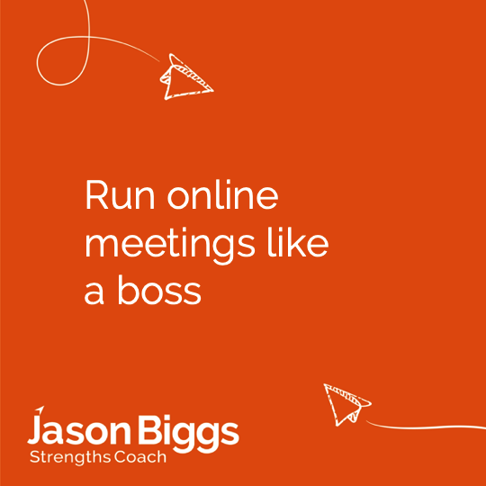 Run online meetings like a boss
