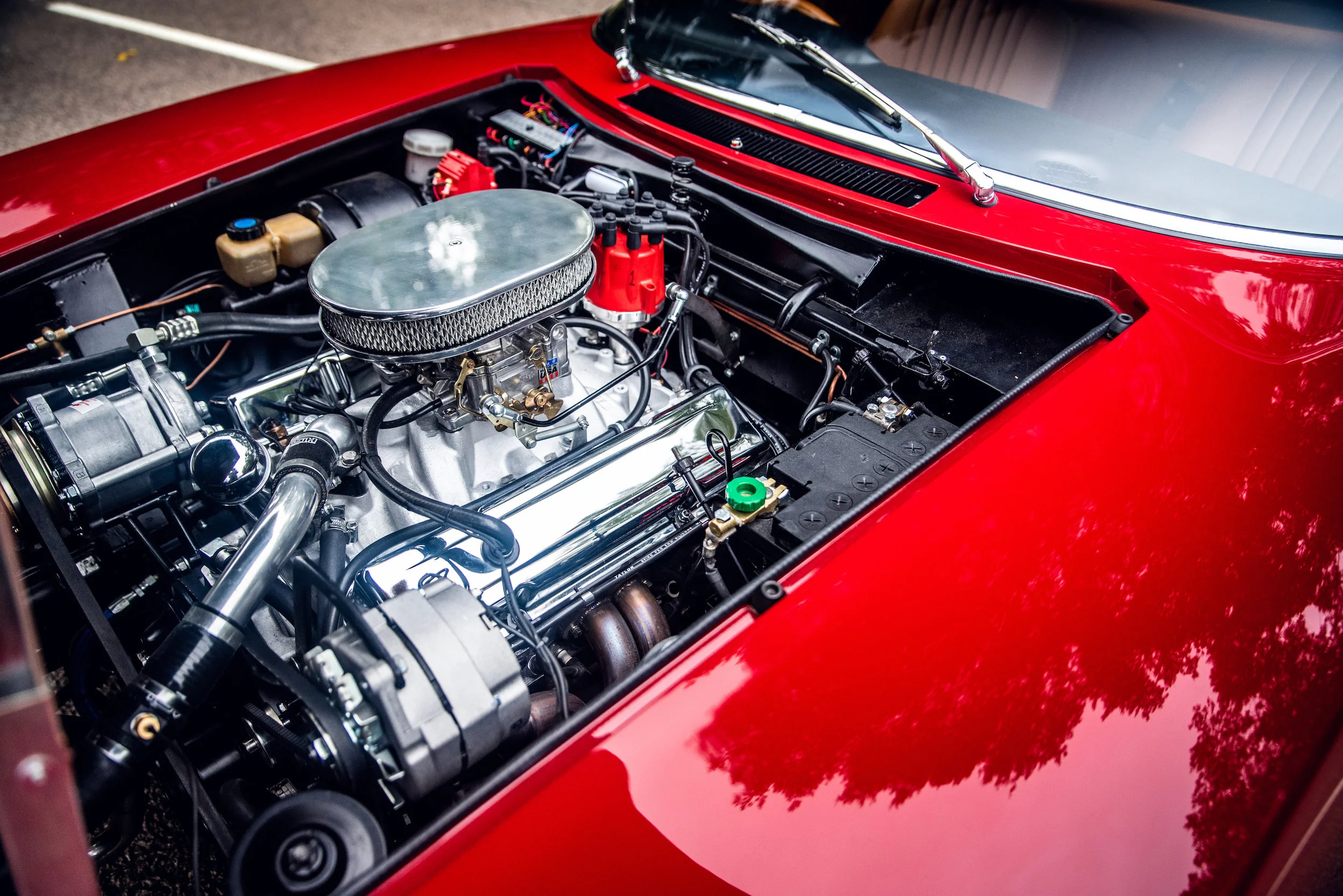 The 6.3 Litre V8 with a couple of discreet modern upgrades Photo by JAYSON FONG