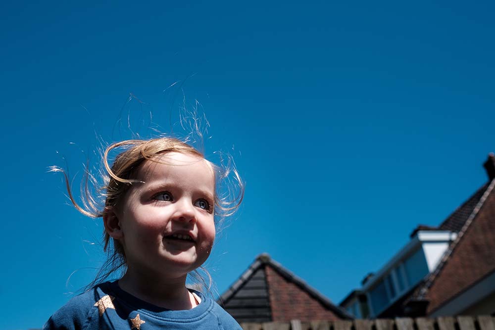 zomerse familiefoto's