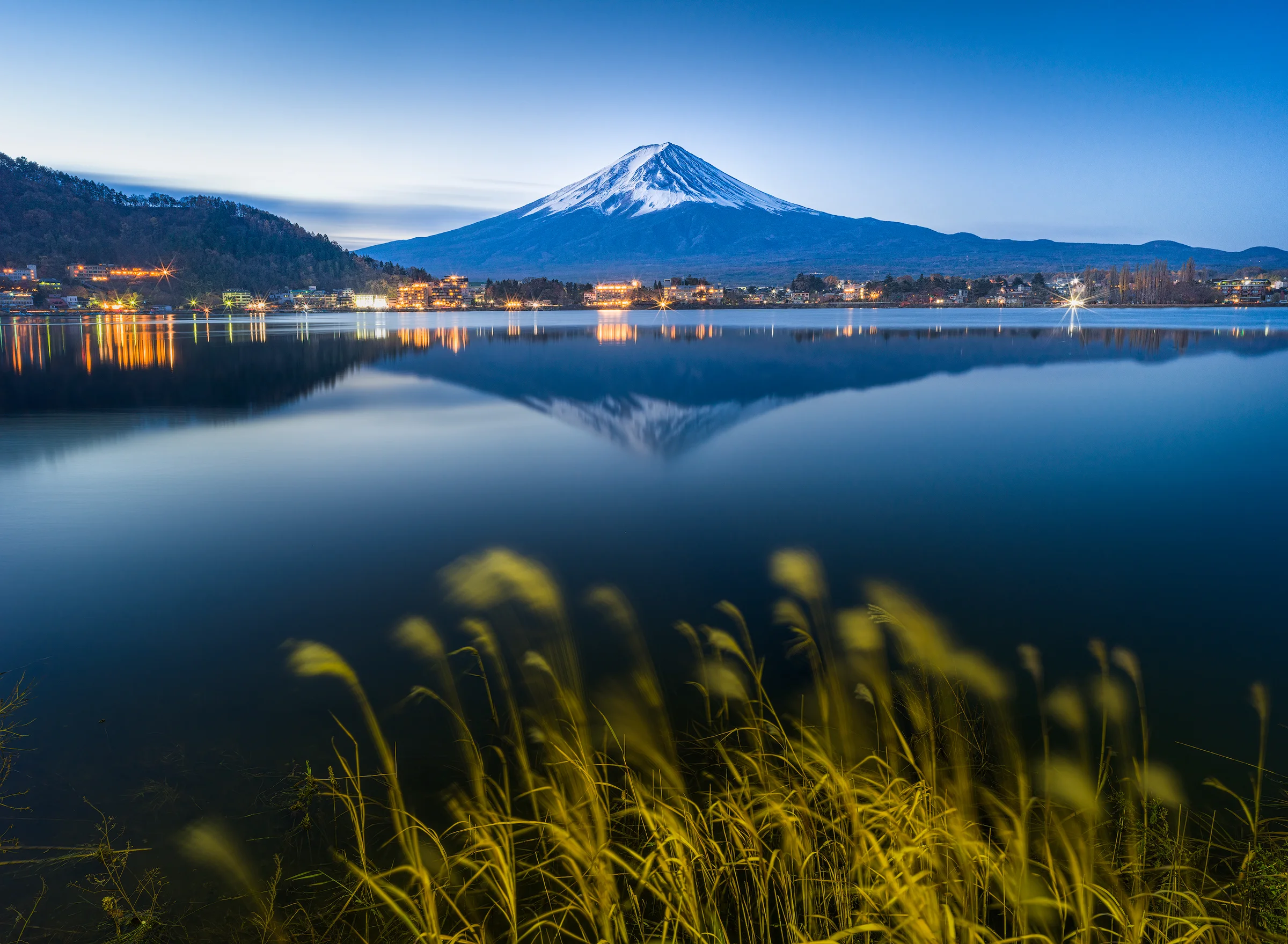 Mount Fuji, view from Fujikawaguchiko machi