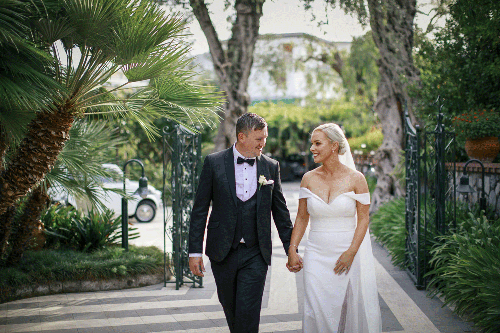 Sorrento luxury villa wedding 