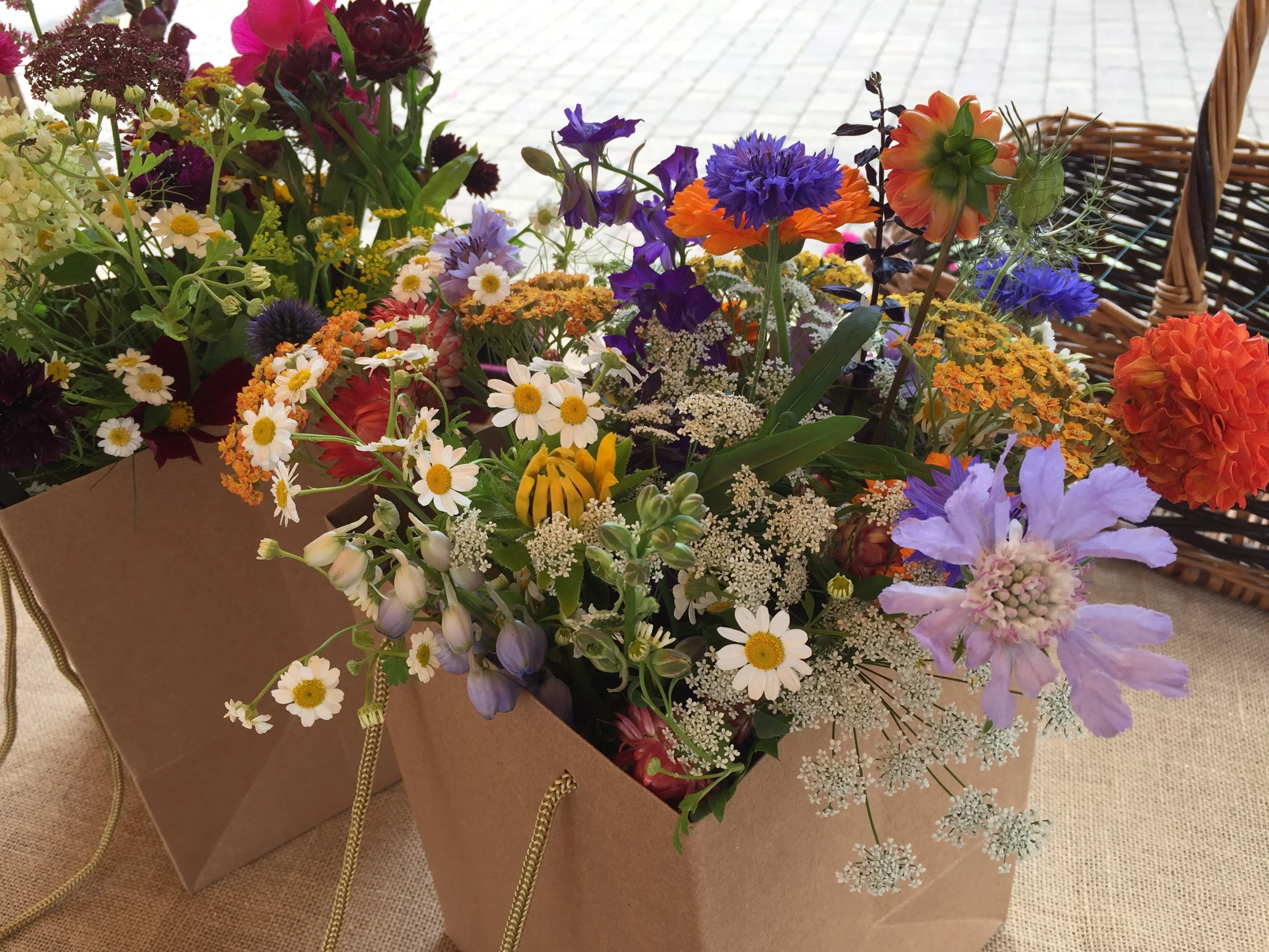 Jam jar posy